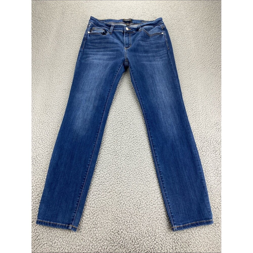 Judy Blue Women's Kimberly Dark Wash Straight Fit Stretch Jeans | Size: 13/31